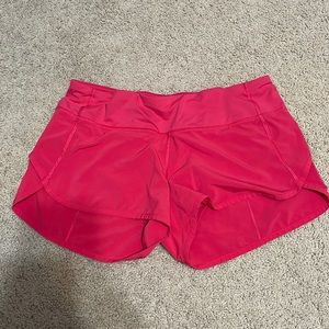 HOT PINK Speed Up 2.5inch Lululemon Shorts